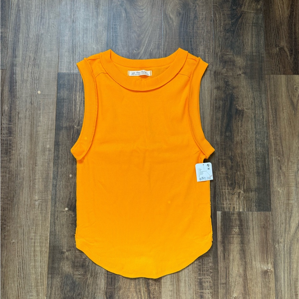 NWT Free People Women’s Orange Tank Top